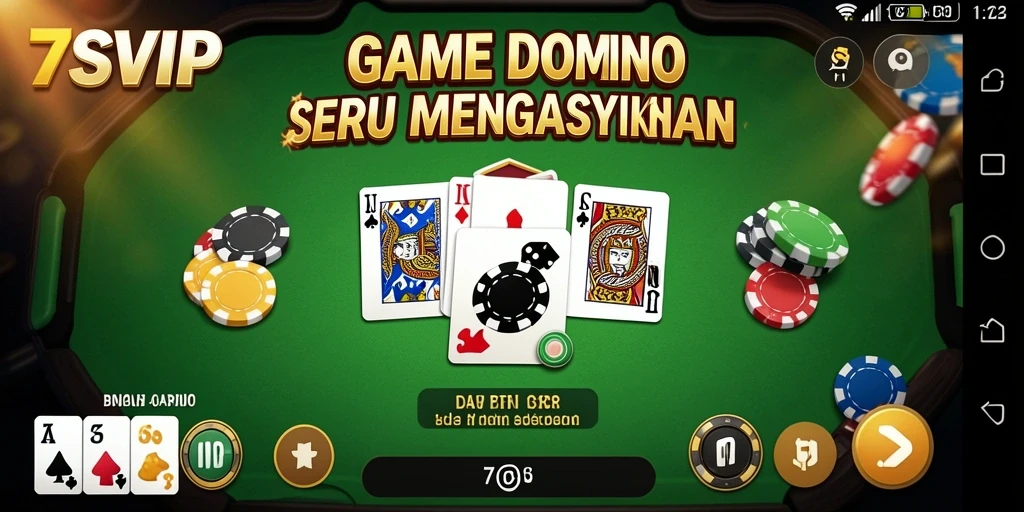 Tangkapan layar gameplay Domino yang menarik dan seru.