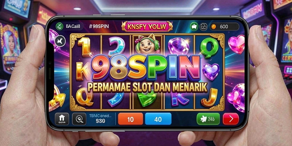 Gameplay seru dari permainan Slot 98SPIN menampilkan keseruan putaran dan kemenangan.