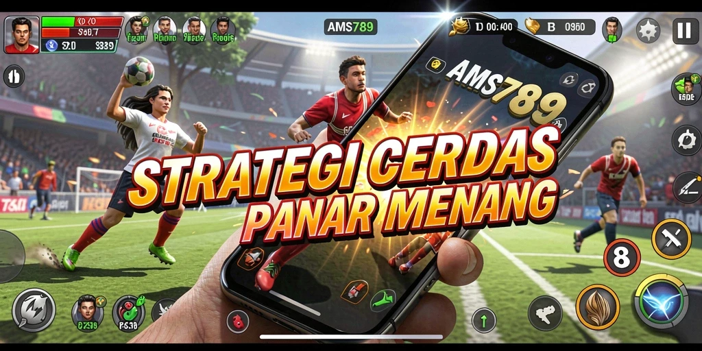 Tampilan screenshot AMS789 yang menampilkan gameplay strategi yang intens.