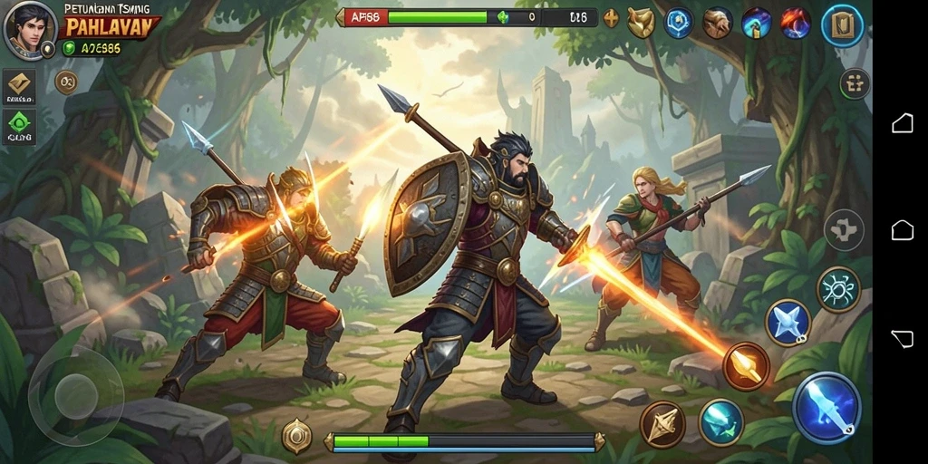 Tampilan gameplay yang intens dari AP686 dengan aksi tembak-menembak yang seru.