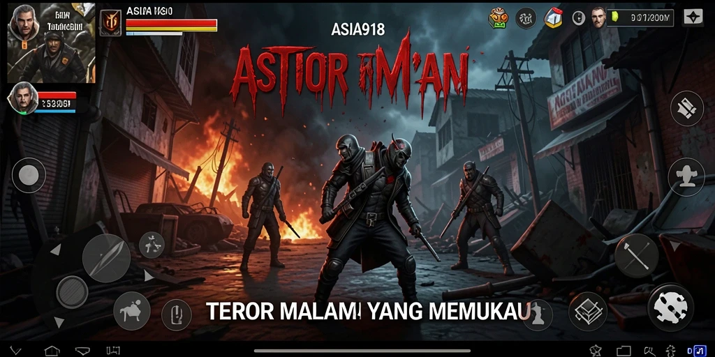 Screenshot gameplay ASIA918 menampilkan adegan mencekam yang membuat jantung berdegup kencang.