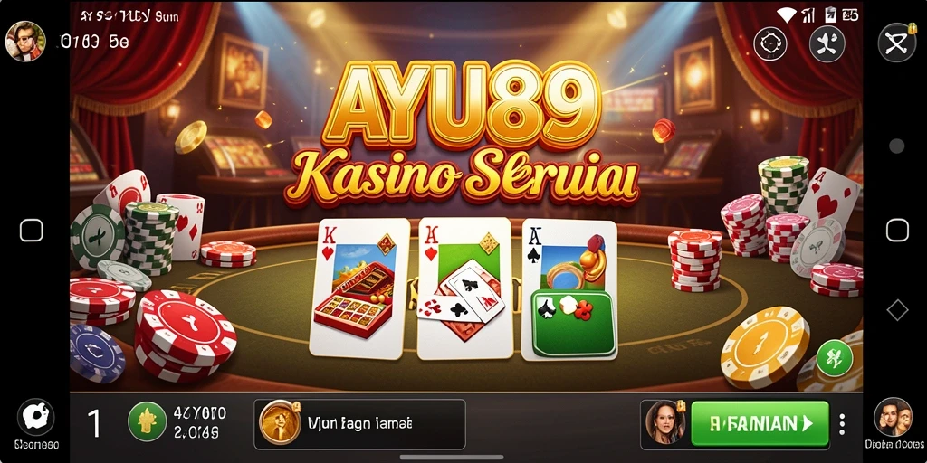 Tampilan seru gameplay AYU89 dalam permainan kasino.