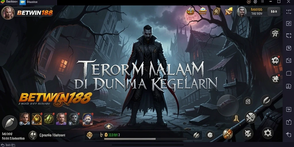 Tangkapan layar BETWIN188 menampilkan suasana Horror yang mencekam.