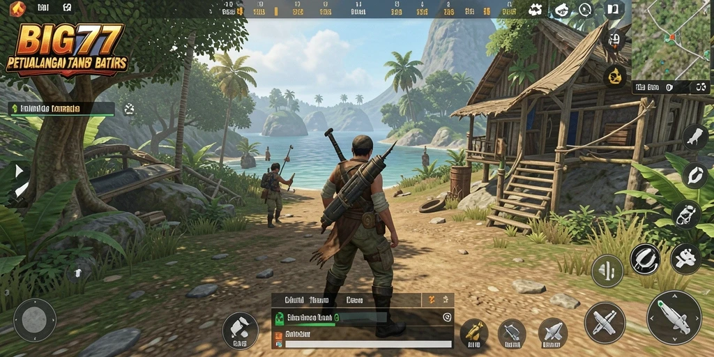 Gameplay seru di dunia terbuka BIG77 yang penuh petualangan.