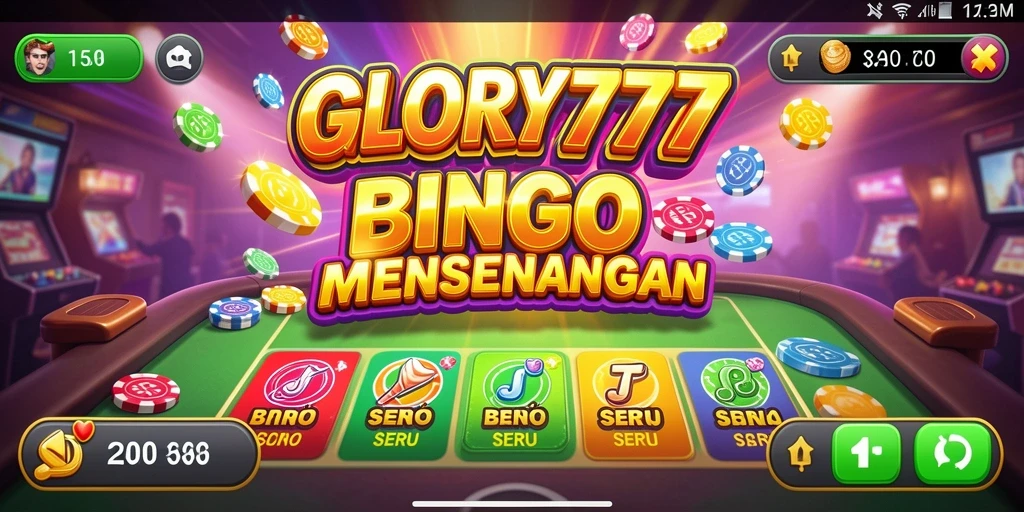 Tangkapan layar gameplay seru dari permainan Bingo GLORY777.