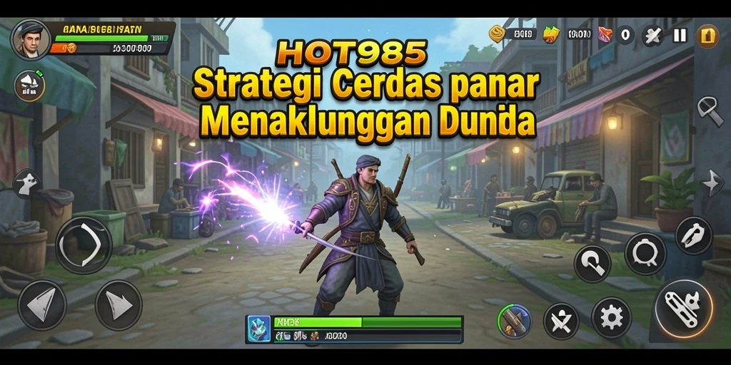 Tampilan gameplay menegangkan dari HOT985 dengan strategi mendalam.