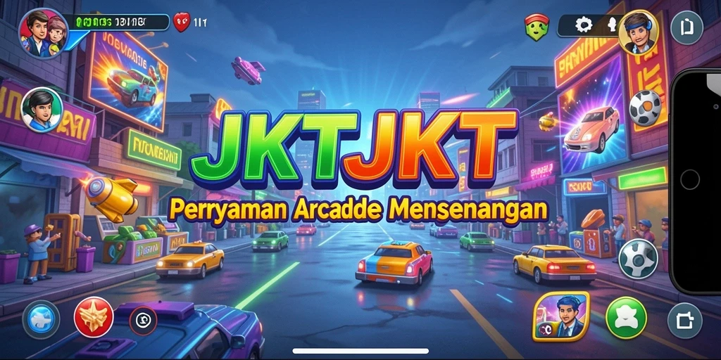 Tampilan gameplay seru dan dinamis dari JKTJKT.