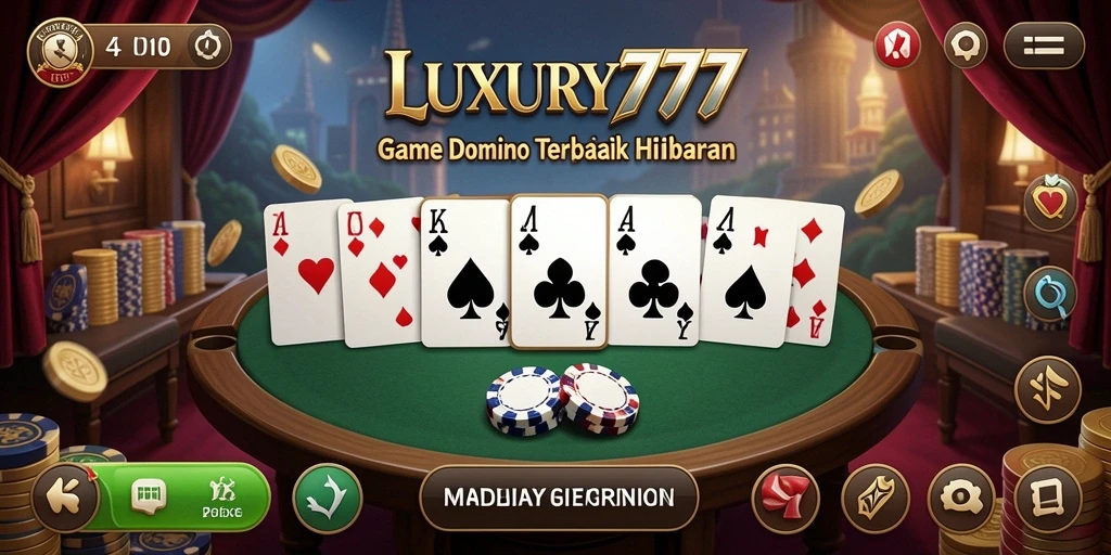 Tampilan gameplay LUXURY777 yang menegangkan dan seru.