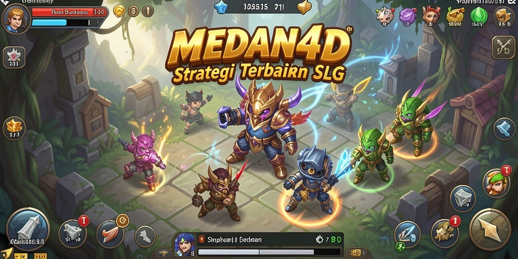 Tampilan menarik dari gameplay SLG di MEDAN4D.