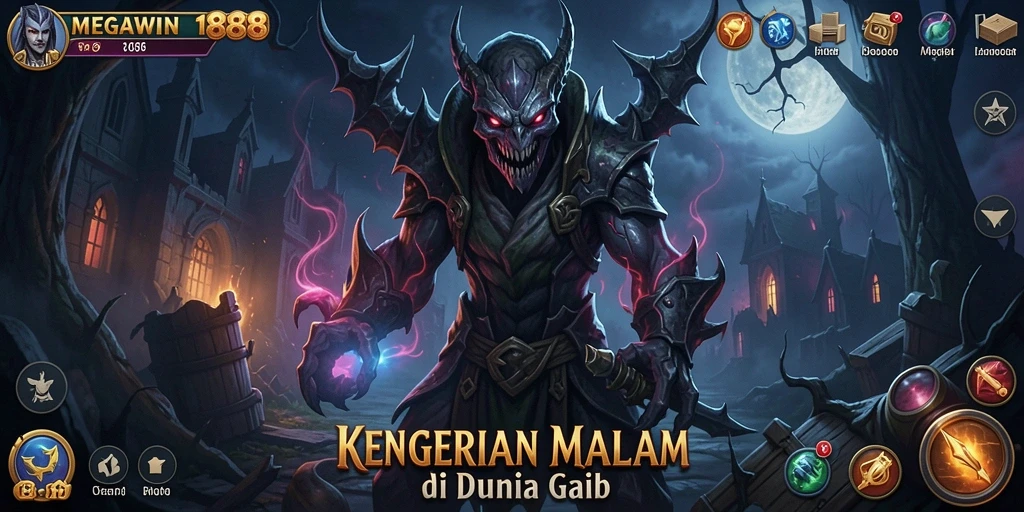 Gameplay <strong>MEGAWIN188</strong> yang menegangkan dengan suasana horror yang mencekam.