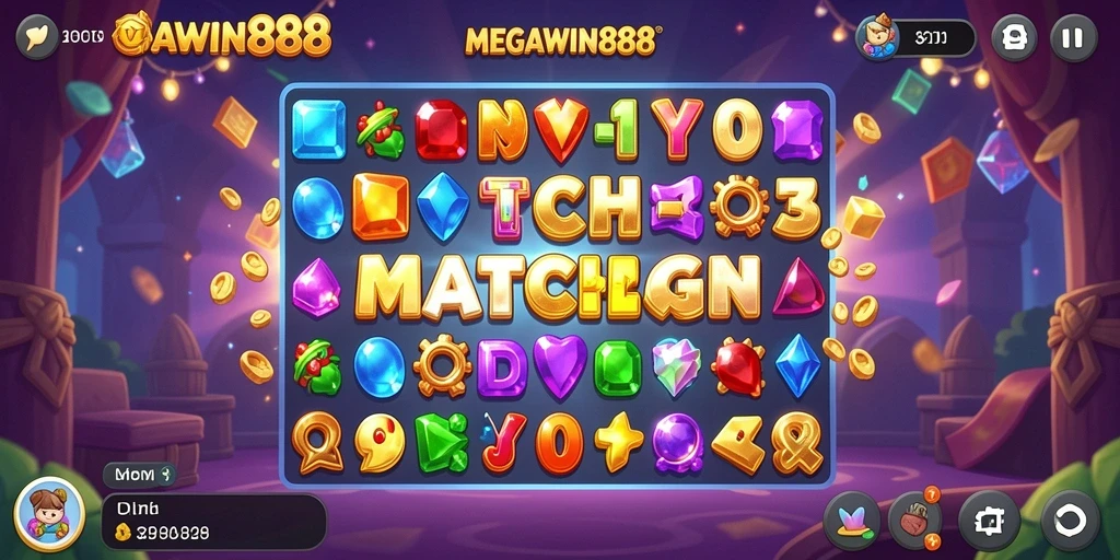 Tampilan gameplay seru dari MEGAWIN888 yang menarik dan penuh warna.