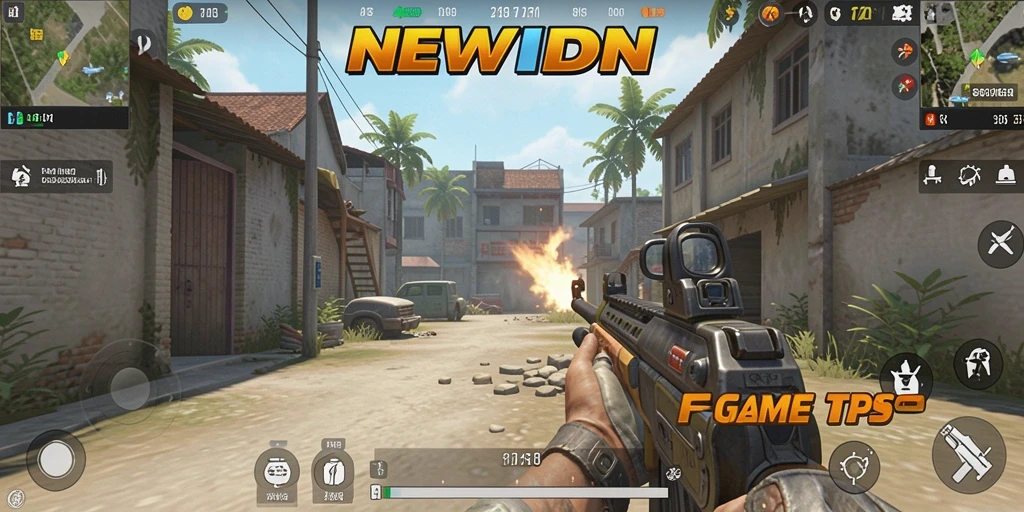 Gameplay seru dengan aksi tembak-menembak intens di NEWIDN.