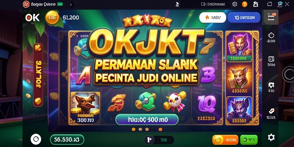 Tampilan gameplay menarik dari OKJKT yang memikat pemain.