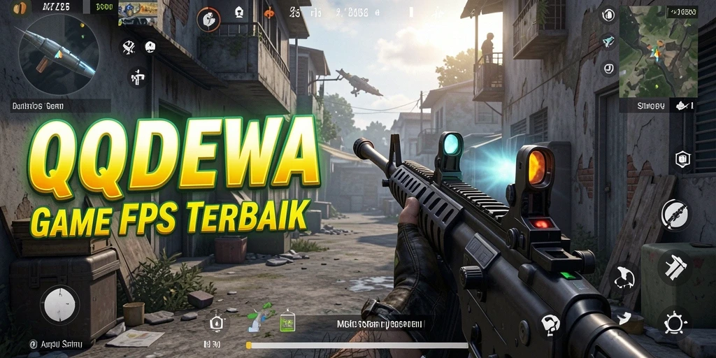 Screenshot gameplay QQDEWA yang menunjukkan aksi tembak-menembak yang mendebarkan.